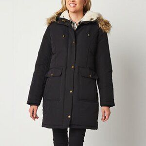 St. John's Bay Heavyweight Water Resistant Womens Parka